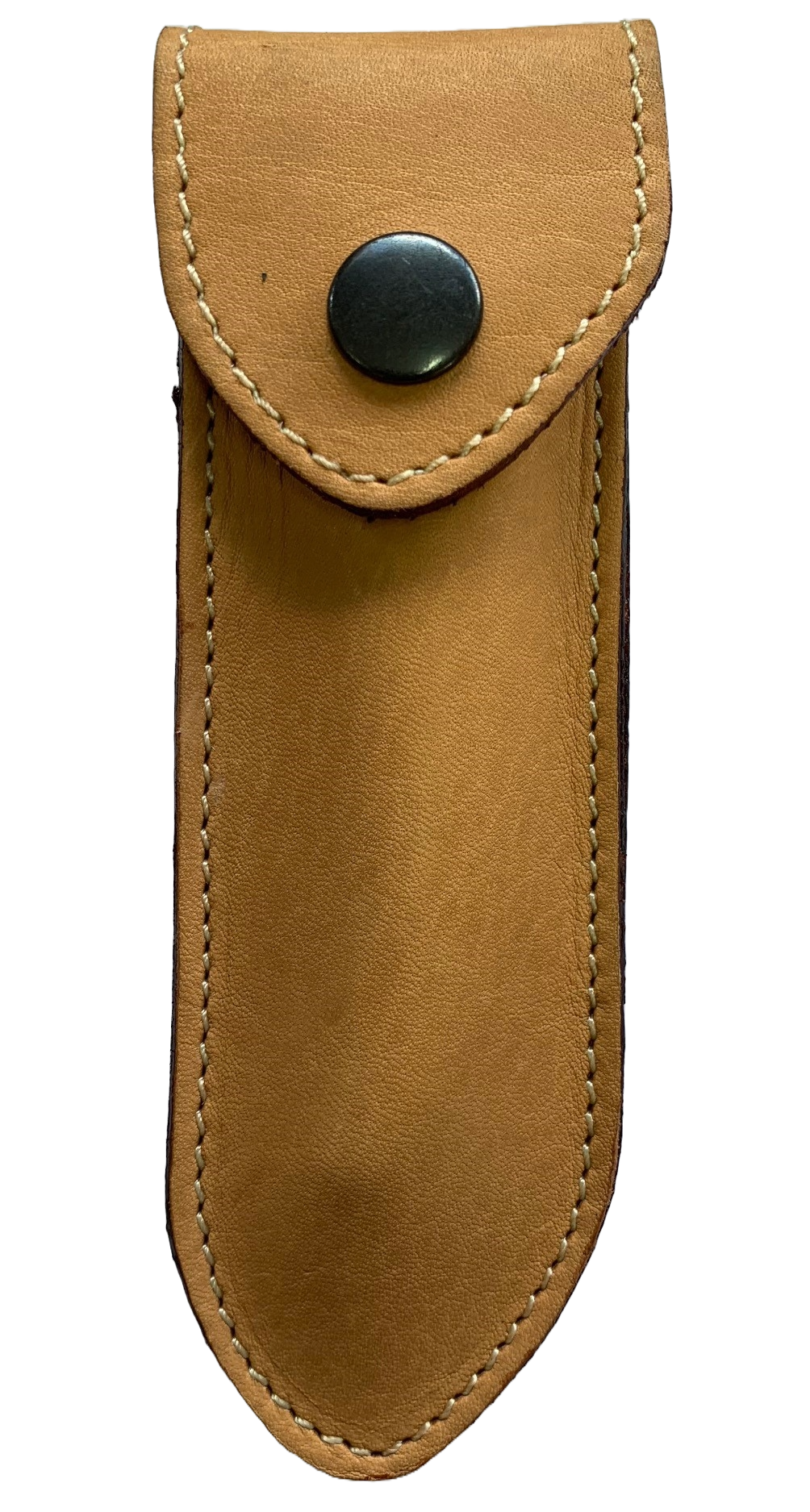 Leather Scabbard for Pocket Knives - Tan