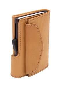 Single Credit Card Coin Wallet/Cardholder with RFID protection
