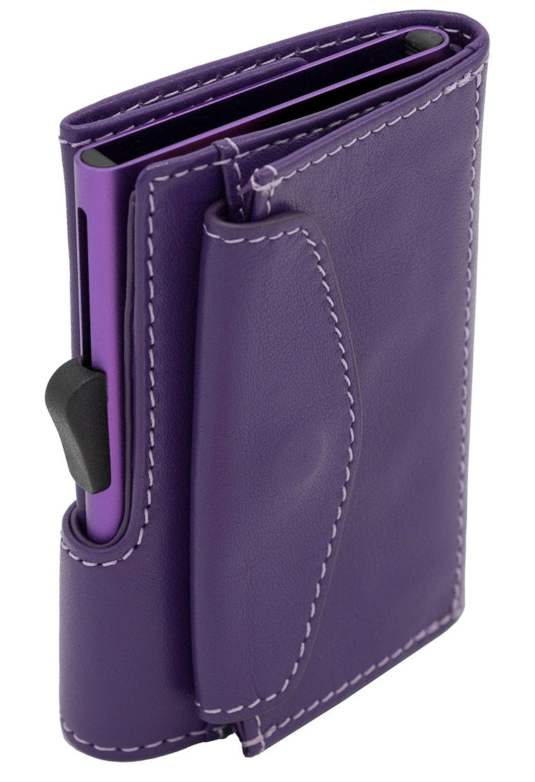 Single Credit Card Coin Wallet/Cardholder with RFID protection