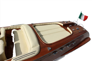 Riva Aquarama with painted White Hull