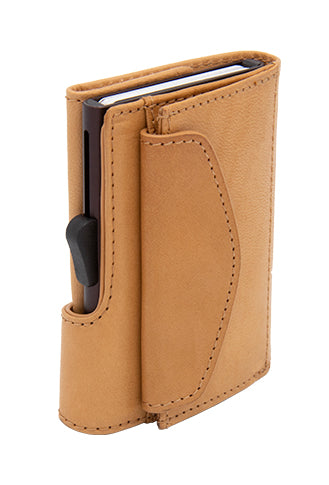 Single Credit Card Coin Wallet/Cardholder with RFID protection